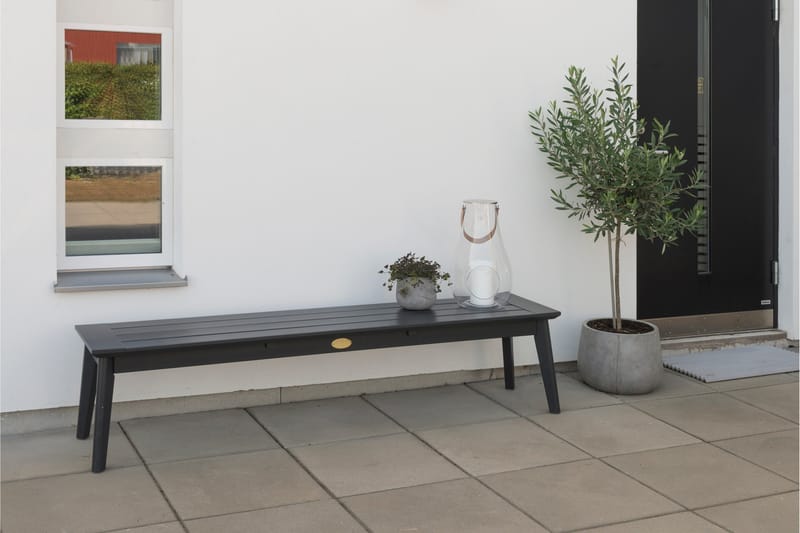 Hillerstorp Utestoltö Bänk Utomhus Svart - Svart - Utemöbler - Utesoffa - Trädgårdsbänk & utebänk