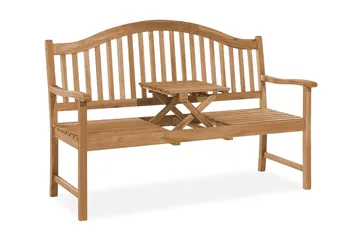 Hilo Trädgårdsbänk 150 cm - Trä/Natur - Utemöbler - Utesoffa - Trädgårdsbänk & utebänk
