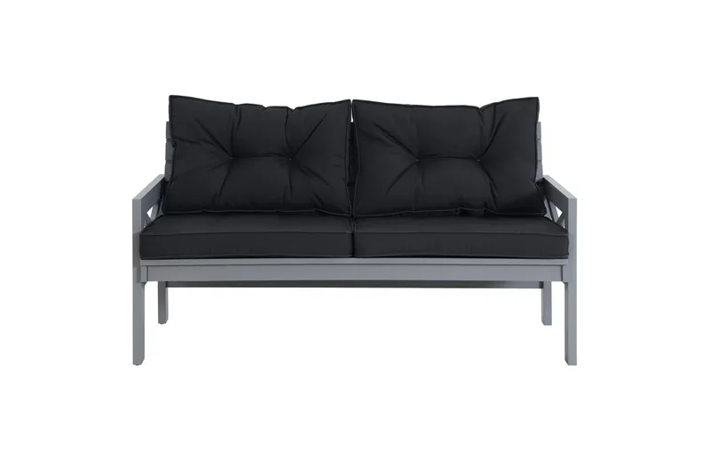 Husarn Utebänk med Dyna Matt Grå, KWA