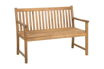 Iazzetta Trädgårdsbänk 120 cm - Trä/Natur - Utemöbler - Utesoffa - Trädgårdsbänk & utebänk