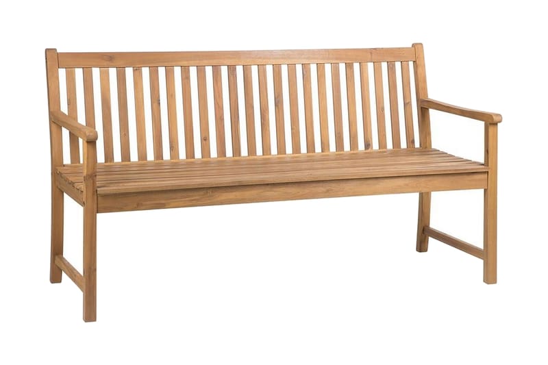 Iazzetta Trädgårdsbänk 160 cm - Trä/Natur - Utemöbler - Utesoffa - Trädgårdsbänk & utebänk