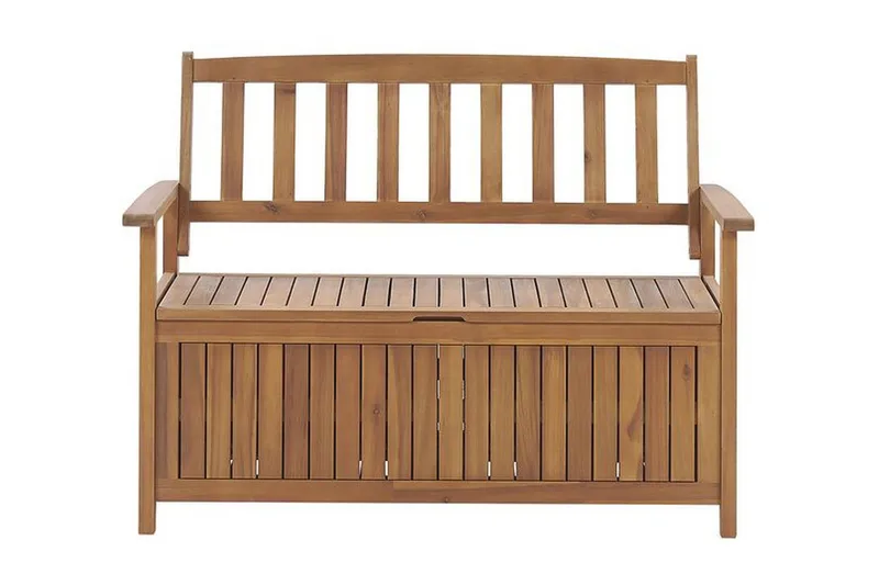 Jaraicejo Trädgårdsbänk med Förvaring, Brun