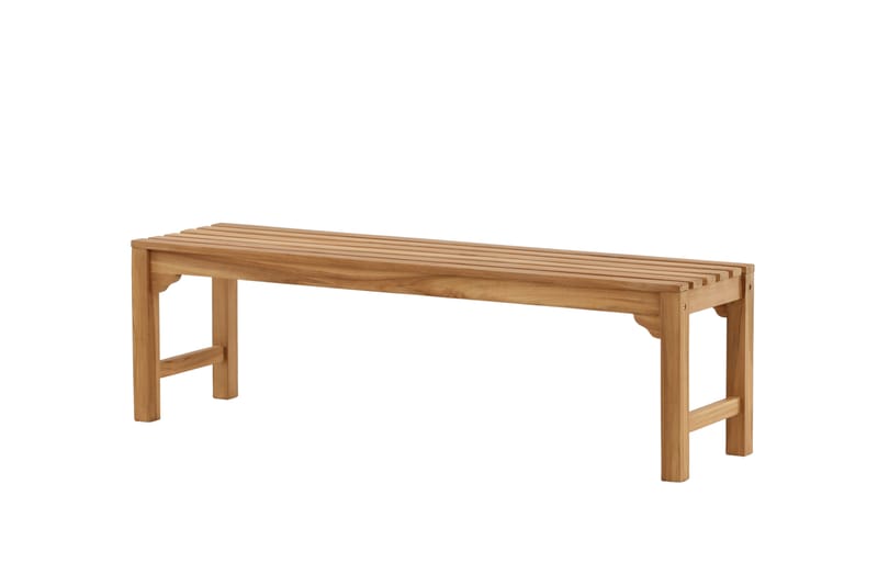 Kenya Bänk Utomhus 150 cm - Brun - Utemöbler - Utesoffa - Trädgårdsbänk & utebänk