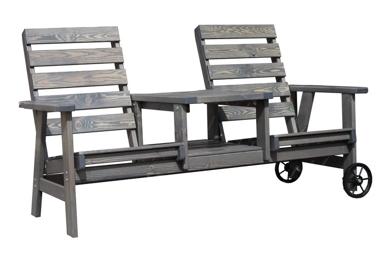 KIngdom Utebänk 177 cm, Grå