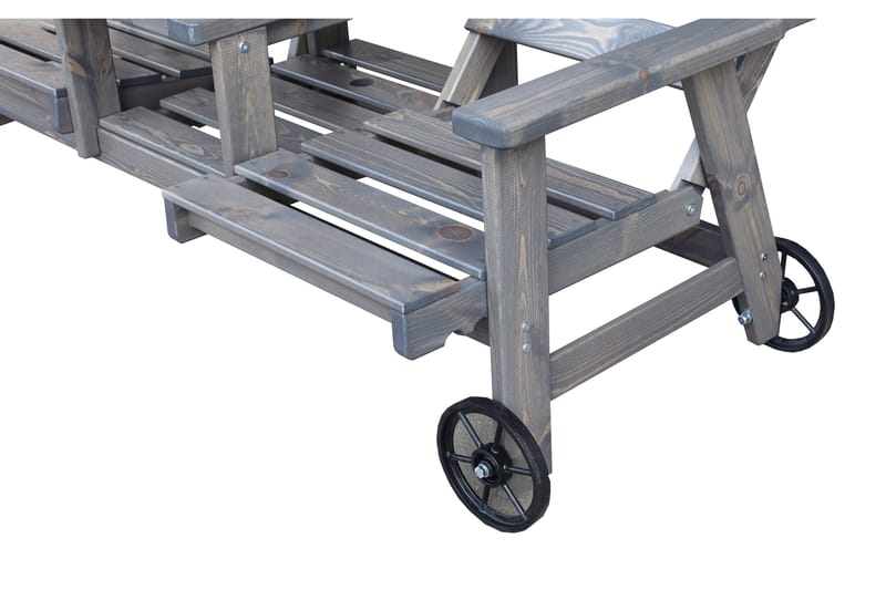 KIngdom Utebänk 177 cm - Grå - Utemöbler - Utesoffa - Trädgårdsbänk & utebänk