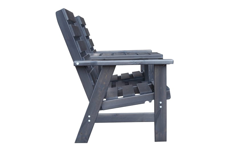 KIngdom Utebänk 177 cm - Svart - Utemöbler - Utesoffa - Trädgårdsbänk & utebänk