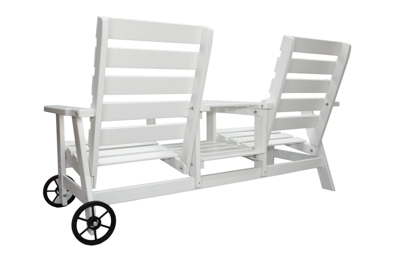 KIngdom Utebänk 177 cm - Vit - Utemöbler - Utesoffa - Trädgårdsbänk & utebänk