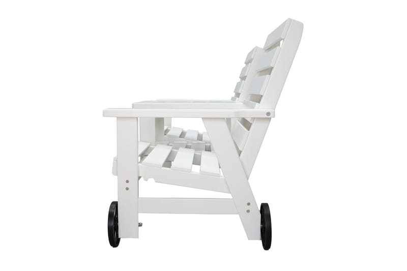 KIngdom Utebänk 177 cm - Vit - Utemöbler - Utesoffa - Trädgårdsbänk & utebänk