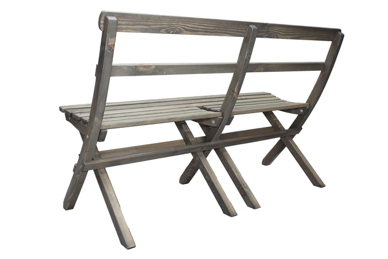 Larios Utebänk 130 cm - Grå - Utemöbler - Utesoffa - Trädgårdsbänk & utebänk