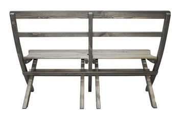Larios Utebänk 130 cm - Grå - Utemöbler - Utesoffa - Trädgårdsbänk & utebänk