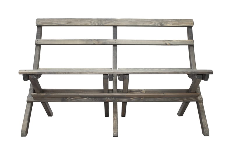 Larios Utebänk 130 cm - Grå - Utemöbler - Utesoffa - Trädgårdsbänk & utebänk