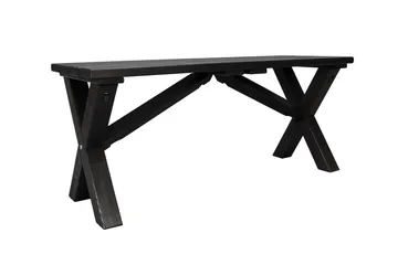 Lietinna Utebänk 100 cm - Svart - Utemöbler - Utesoffa - Trädgårdsbänk & utebänk