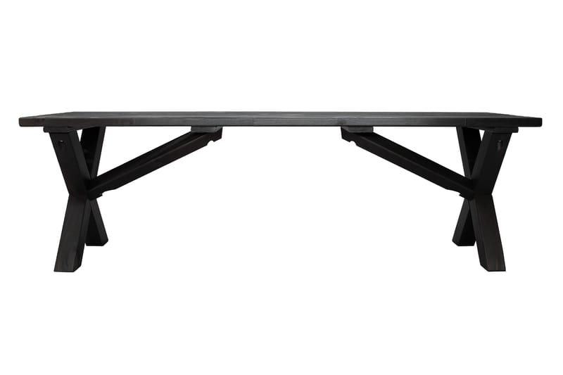 Lietinna Utebänk 140 cm - Svart - Utemöbler - Utesoffa - Trädgårdsbänk & utebänk