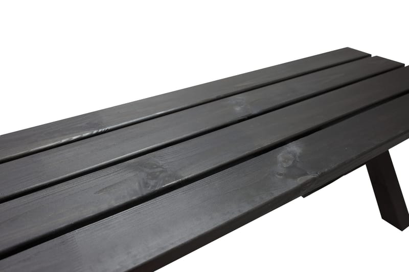 Lietinna Utebänk 140 cm - Svart - Utemöbler - Utesoffa - Trädgårdsbänk & utebänk