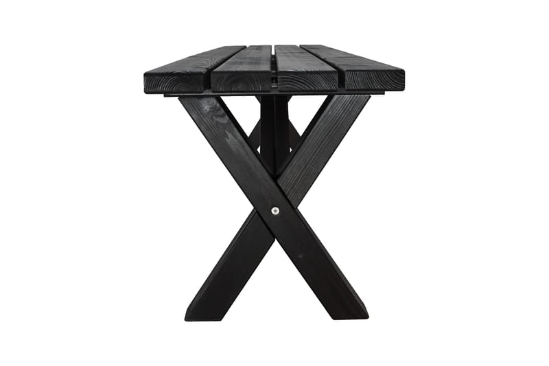 Lietinna Utebänk 180 cm - Svart - Utemöbler - Utesoffa - Trädgårdsbänk & utebänk