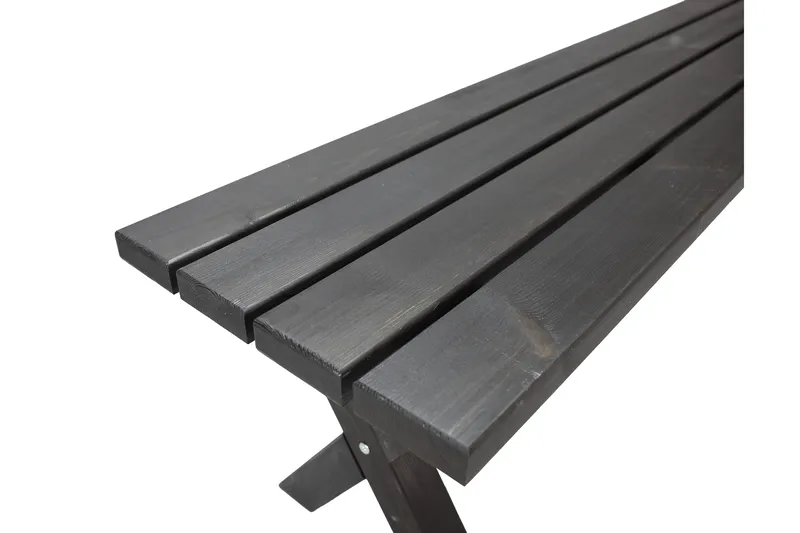 Lietinna Utebänk 180 cm - Svart - Utemöbler - Utesoffa - Trädgårdsbänk & utebänk