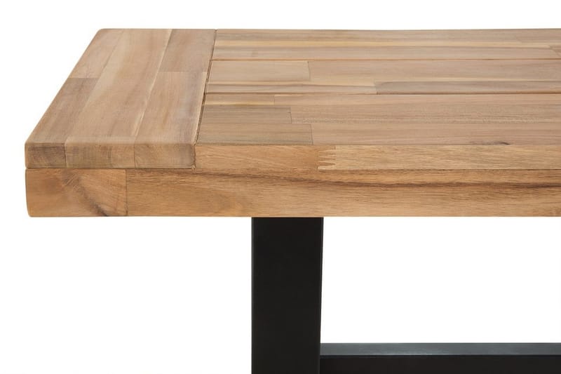 Scania Trädgårdsbänk 140 cm - Brun/Svart - Utemöbler - Utesoffa - Trädgårdsbänk & utebänk