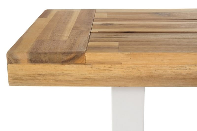 Scania Trädgårdsbänk 140 cm - Brun/Vit - Utemöbler - Utesoffa - Trädgårdsbänk & utebänk