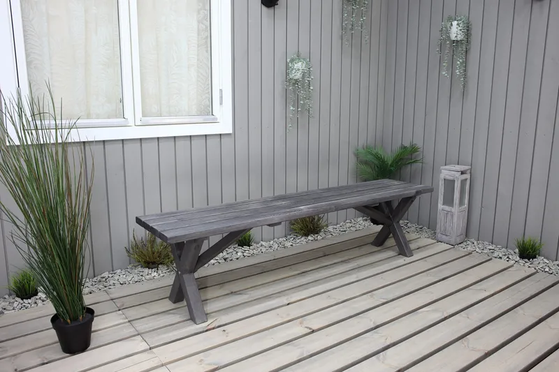 Scottsdale Bänk Utomhus 180 cm Shabby Chic - KWA - Utemöbler - Utesoffa - Trädgårdsbänk & utebänk
