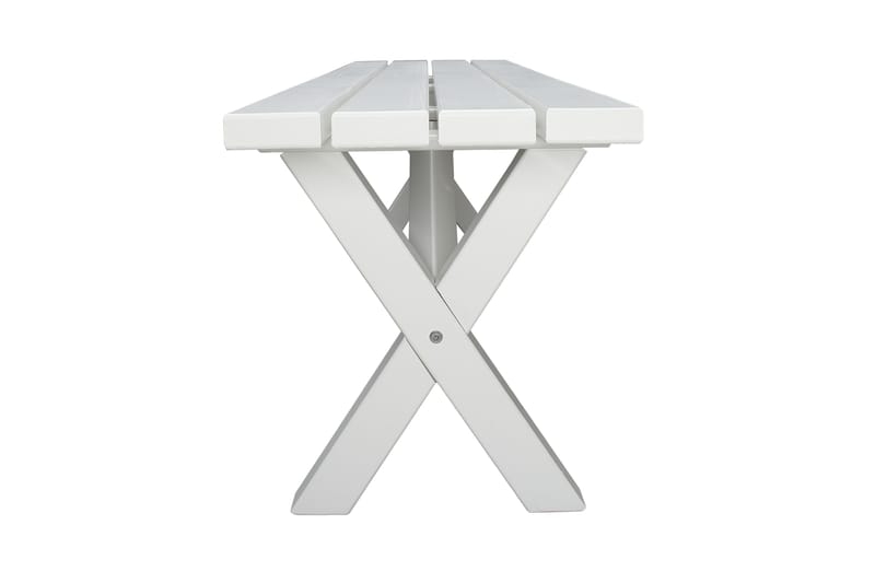 Scottsdale Bänk Utomhus 180 cm Vit - KWA - Utemöbler - Utesoffa - Trädgårdsbänk & utebänk