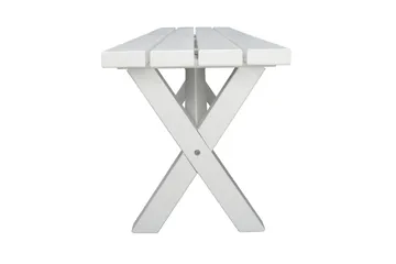 Scottsdale Bänk Utomhus 180 cm Vit - KWA - Utemöbler - Utesoffa - Trädgårdsbänk & utebänk