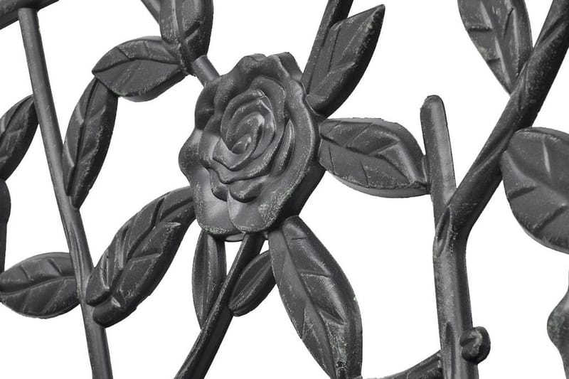 Trädgårdsbänk 100 cm gjuten aluminium grön - Grön - Utemöbler - Utesoffa - Trädgårdsbänk & utebänk