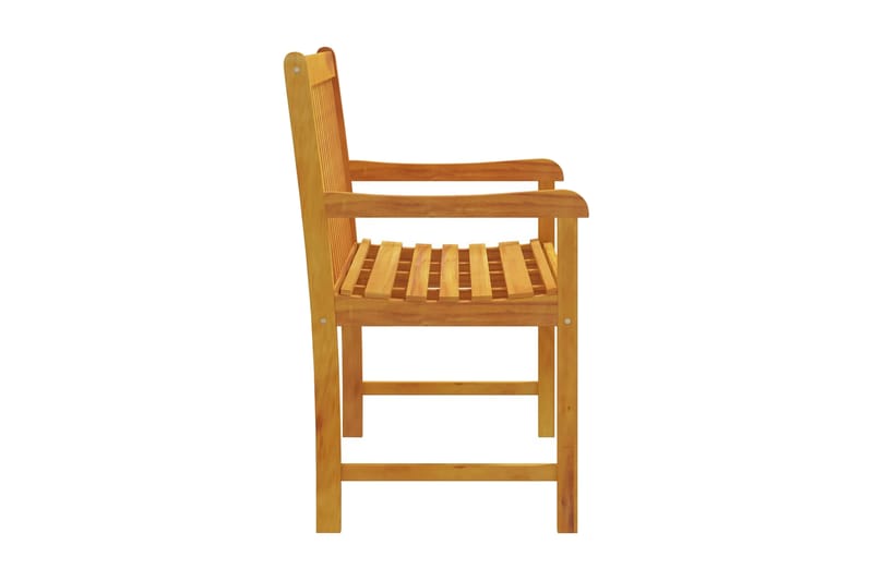 Trädgårdsbänk 110 cm massivt akaciaträ - Brun - Utemöbler - Utesoffa - Trädgårdsbänk & utebänk