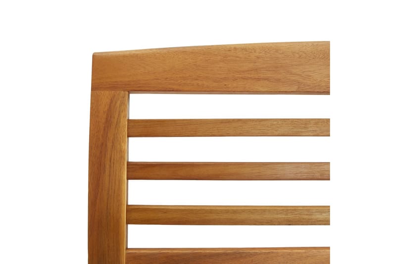 Trädgårdsbänk 119 cm massivt akaciaträ - Brun - Utemöbler - Utesoffa - Trädgårdsbänk & utebänk