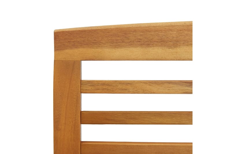 Trädgårdsbänk 119 cm massivt akaciaträ - Brun - Utemöbler - Utesoffa - Trädgårdsbänk & utebänk