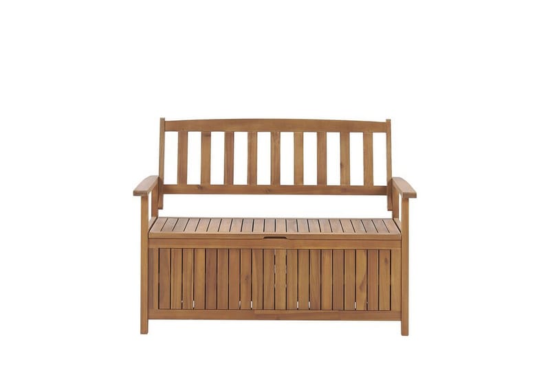 Trädgårdsbänk 120 cm akaciaträ terrakotta SOVANA - Trä/natur - Utemöbler - Utesoffa - Trädgårdsbänk & utebänk