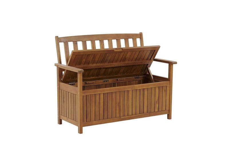 Trädgårdsbänk 120 cm akaciaträ terrakotta SOVANA - Trä/natur - Utemöbler - Utesoffa - Trädgårdsbänk & utebänk