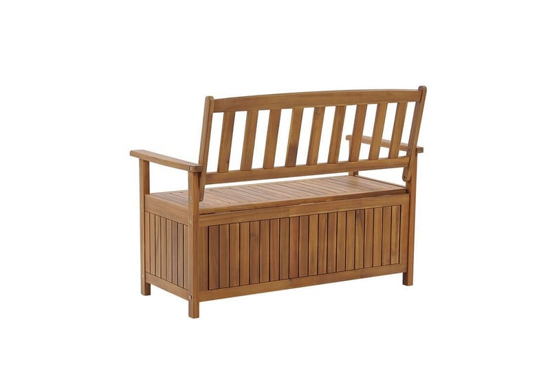 Trädgårdsbänk 120 cm akaciaträ terrakotta SOVANA - Trä/natur - Utemöbler - Utesoffa - Trädgårdsbänk & utebänk
