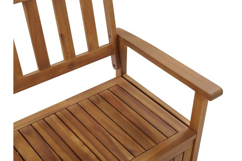 Trädgårdsbänk 120 cm akaciaträ terrakotta SOVANA - Trä/natur - Utemöbler - Utesoffa - Trädgårdsbänk & utebänk