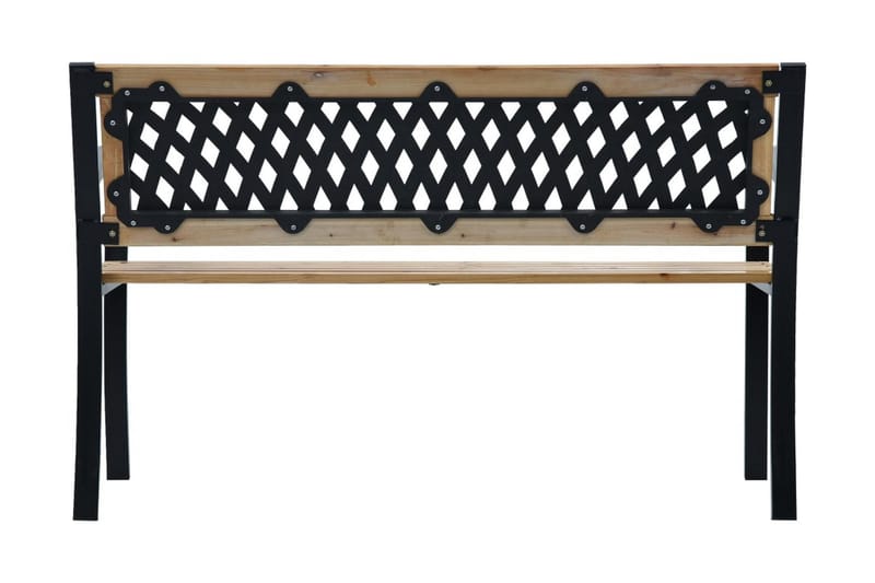 Trädgårdsbänk 120 cm trä - Brun - Utemöbler - Utesoffa - Trädgårdsbänk & utebänk