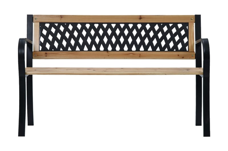 Trädgårdsbänk 120 cm trä - Brun - Utemöbler - Utesoffa - Trädgårdsbänk & utebänk