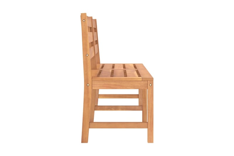 Trädgårdsbänk 150 cm massiv teak - Brun - Utemöbler - Utesoffa - Trädgårdsbänk & utebänk