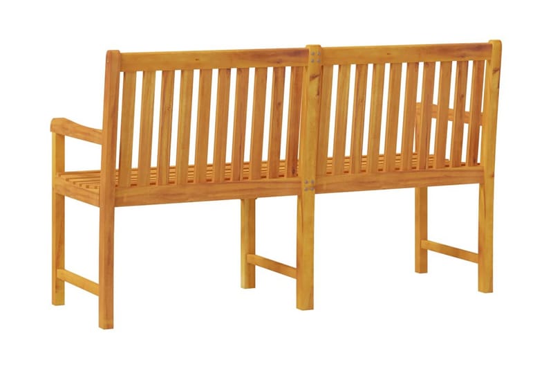Trädgårdsbänk 150 cm massivt akaciaträ - Brun - Utemöbler - Utesoffa - Trädgårdsbänk & utebänk