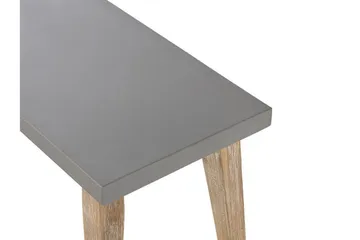 Trädgårdsbänk 160 cm grå ORIA - Grå - Utemöbler - Utesoffa - Trädgårdsbänk & utebänk