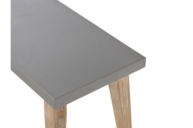 Trädgårdsbänk 160 cm grå ORIA - Grå - Utemöbler - Utesoffa - Trädgårdsbänk & utebänk