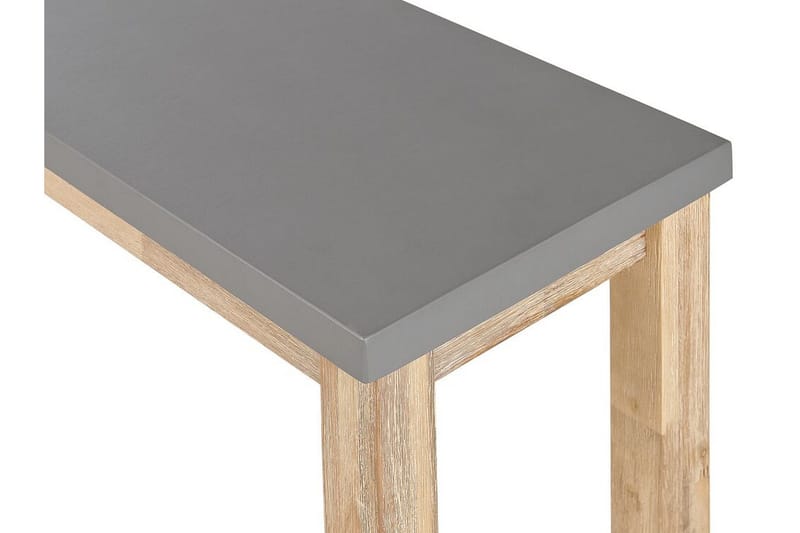 Trädgårdsbänk 160 cm grå OSTUNI - Grå - Utemöbler - Utesoffa - Trädgårdsbänk & utebänk