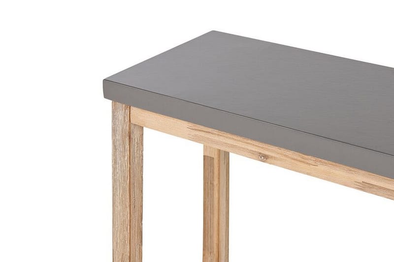 Trädgårdsbänk 160 cm grå OSTUNI - Grå - Utemöbler - Utesoffa - Trädgårdsbänk & utebänk