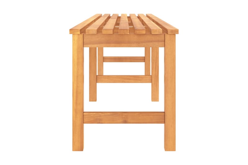 Trädgårdsbänk 180 cm massiv teak - Brun - Utemöbler - Utesoffa - Trädgårdsbänk & utebänk