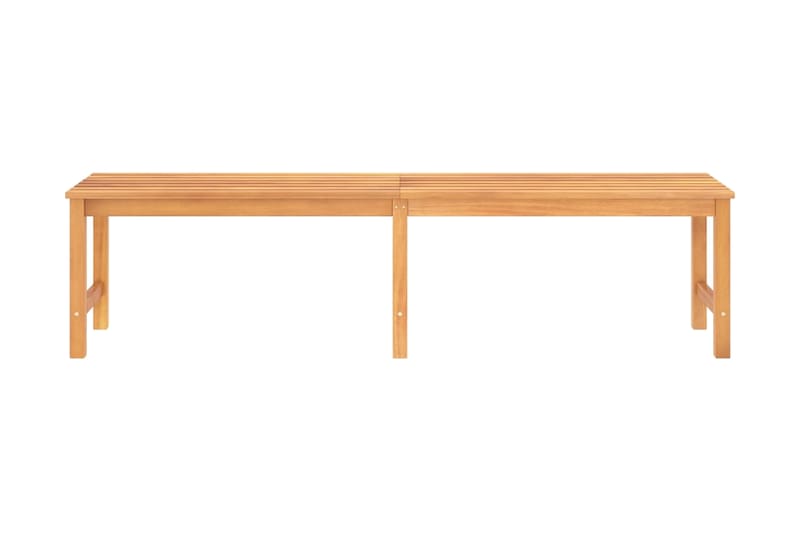 Trädgårdsbänk 180 cm massiv teak - Brun - Trädgårdsbänk & utebänk