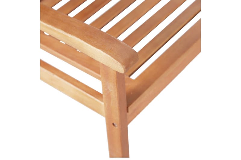 Trädgårdsbänk 2-sits 120 cm massivt eukalyptusträ - Brun - Utemöbler - Utesoffa - Trädgårdsbänk & utebänk