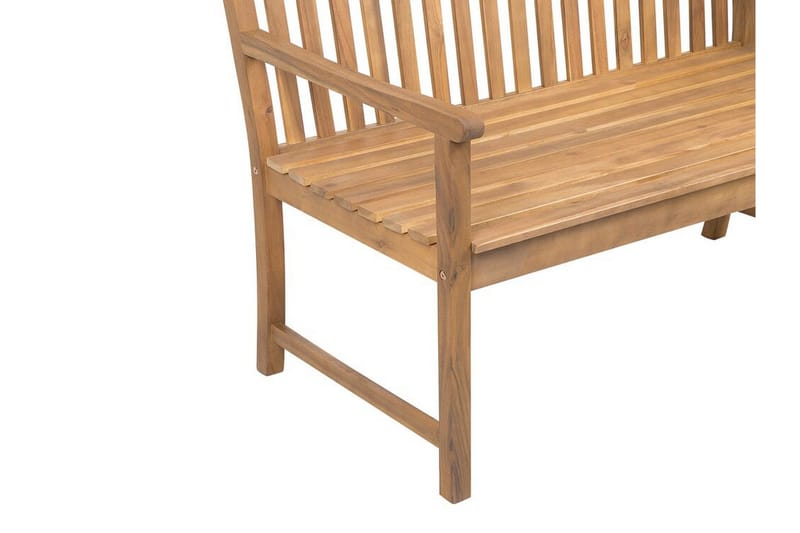 Trädgårdsbänk akaciaträ ljusbrun 180 cm VIVARA - Trä/natur - Utemöbler - Utesoffa - Trädgårdsbänk & utebänk