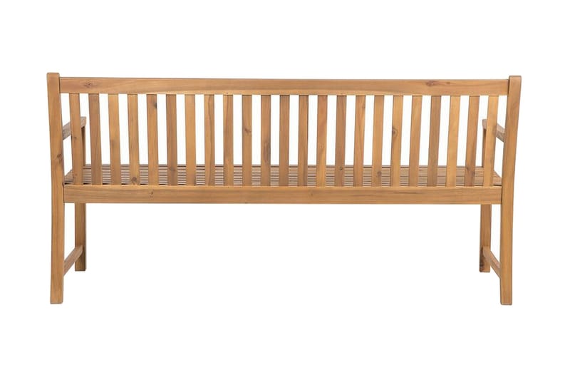 Trädgårdsbänk akaciaträ ljusbrun 180 cm VIVARA - Trä/natur - Utemöbler - Utesoffa - Trädgårdsbänk & utebänk
