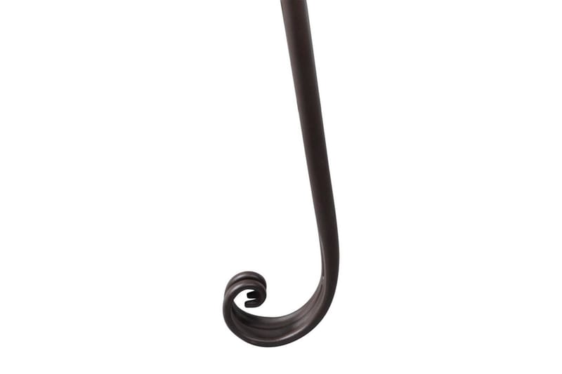 Trädgårdsbänk schäslong 128 cm antikbrun - Brun - Utemöbler - Utesoffa - Trädgårdsbänk & utebänk