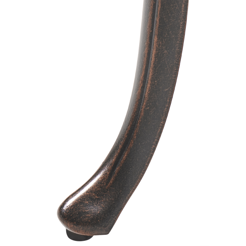 Trädgårdsbänk Piura 88 cm Aluminum - Brun - Utemöbler - Utesoffa - Trädgårdsbänk & utebänk