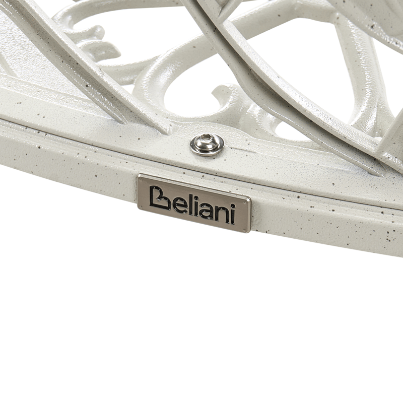 Trädgårdsbänk Piura 88 cm Aluminum - Vit - Utemöbler - Utesoffa - Trädgårdsbänk & utebänk