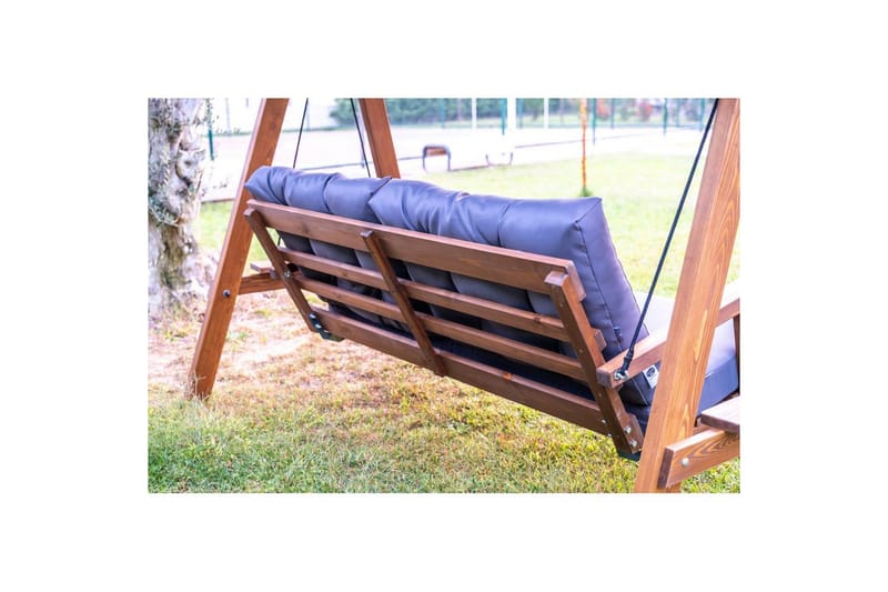 Trädgårdsdubbelgunga Taharoa Antracit - Antracit - Utemöbler - Utesoffa - Hängsoffa